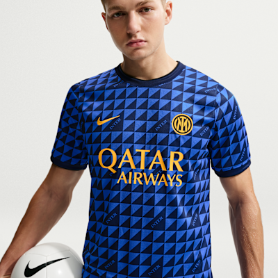 Inter Milan Men's Nike Dri-FIT Football Pre-Match Top. Nike CH